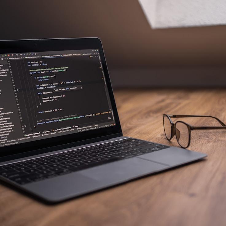 iOS app development workspace